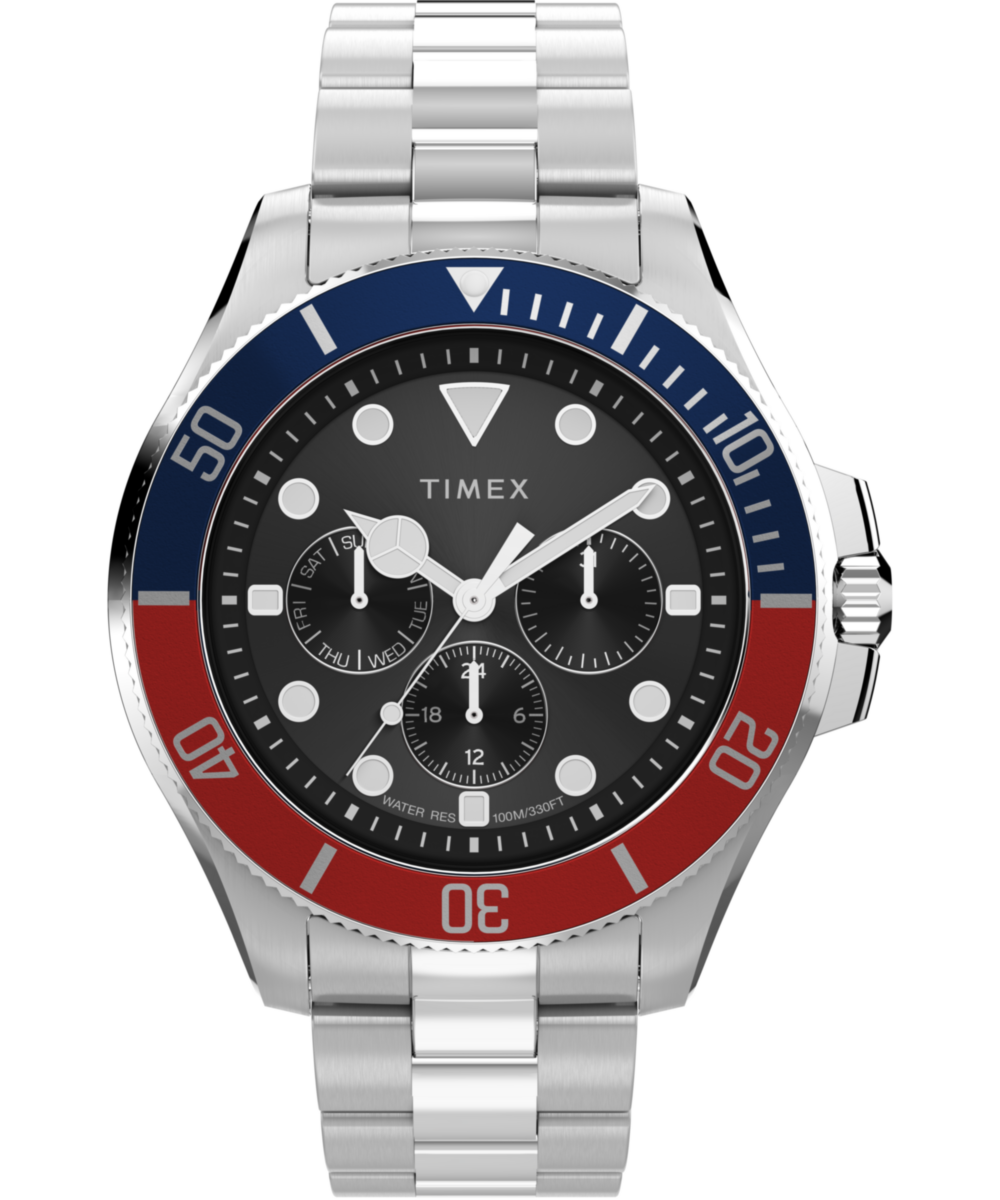 Timex Harborside Coast Round 43mm Black Dial Analog Men Watch - TW2Y33300UJ Watch Timex