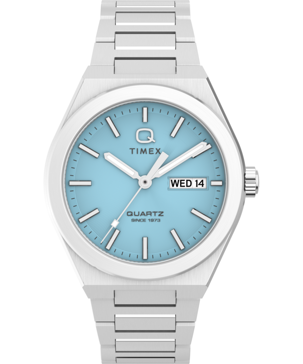 Timex Q Continental Round 21mm Blue Dial Analog Men Watch - TW2Y35200IK