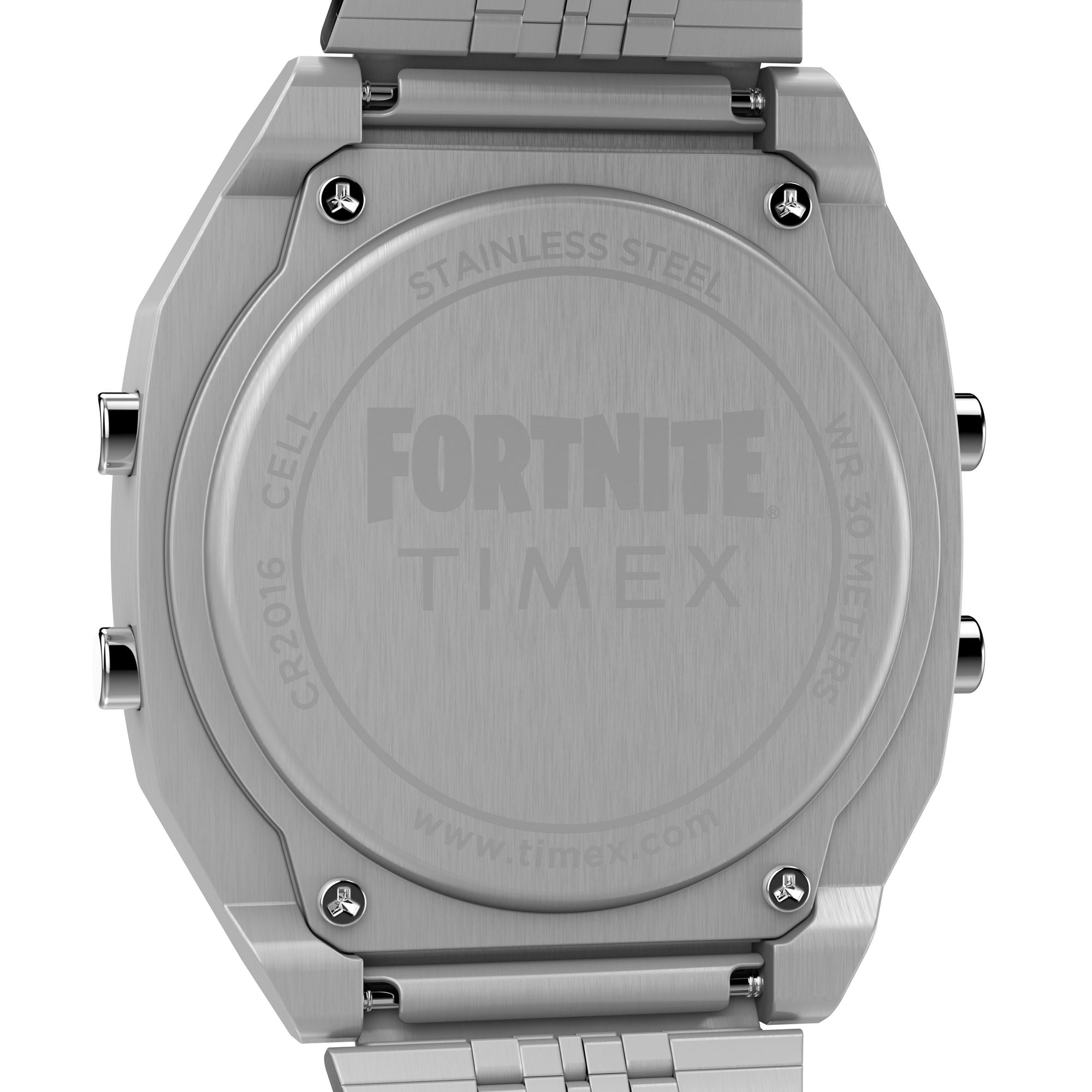 Timex x Fortnite T80 36mm Stainless Steel Bracelet Watch