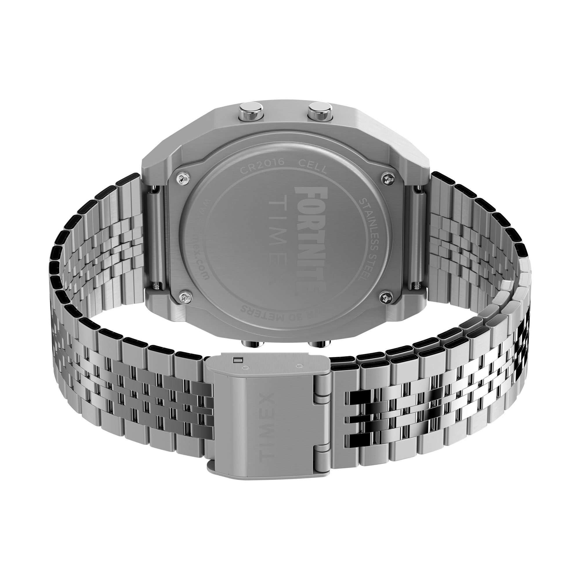 Timex x Fortnite T80 36mm Stainless Steel Bracelet Watch