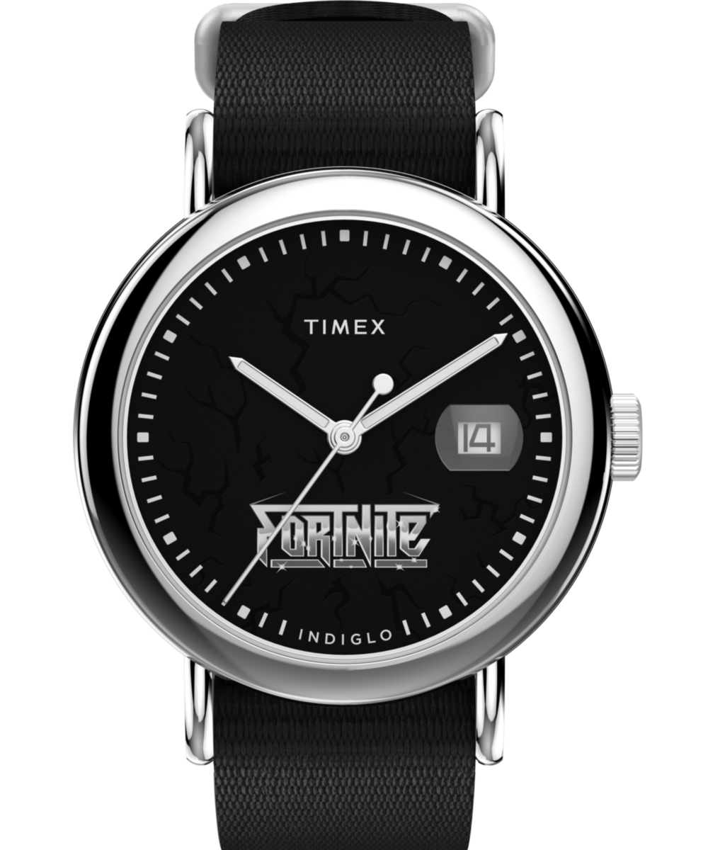 Timex x Fortnite Weekender Round Black Dial Quartz Analog Watch Watch Timex