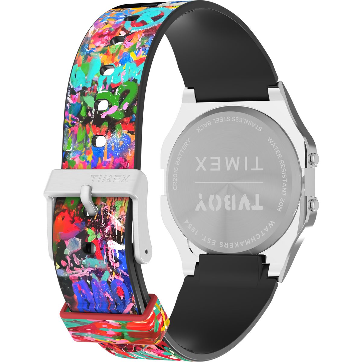 Timex TV Boy Green Round Digital Men Watch