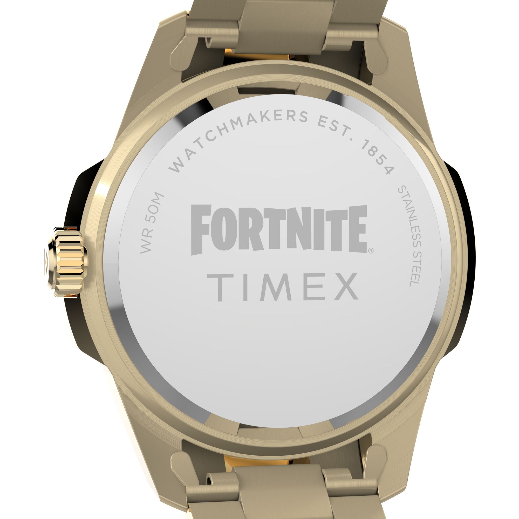Timex x Fortnite Essex Round Black Dial Quartz Analog Watch