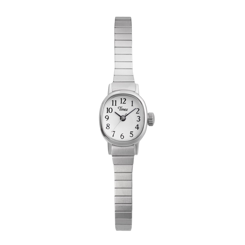 Timex Cavatina Square 17mm White Dial Analog Women Watch - TW2Y47300UJ Watch Timex
