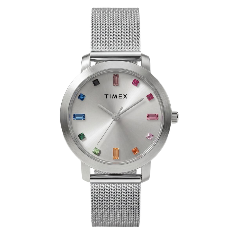 Timex Round 31mm Silver Dial Analog Women Watch - TW2Y48600UJ Watch Timex