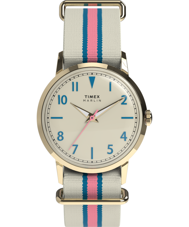 Timex Marlin Round 34mm Beige Dial Analog Women Watch - TW2Y49800UJ Watch Timex