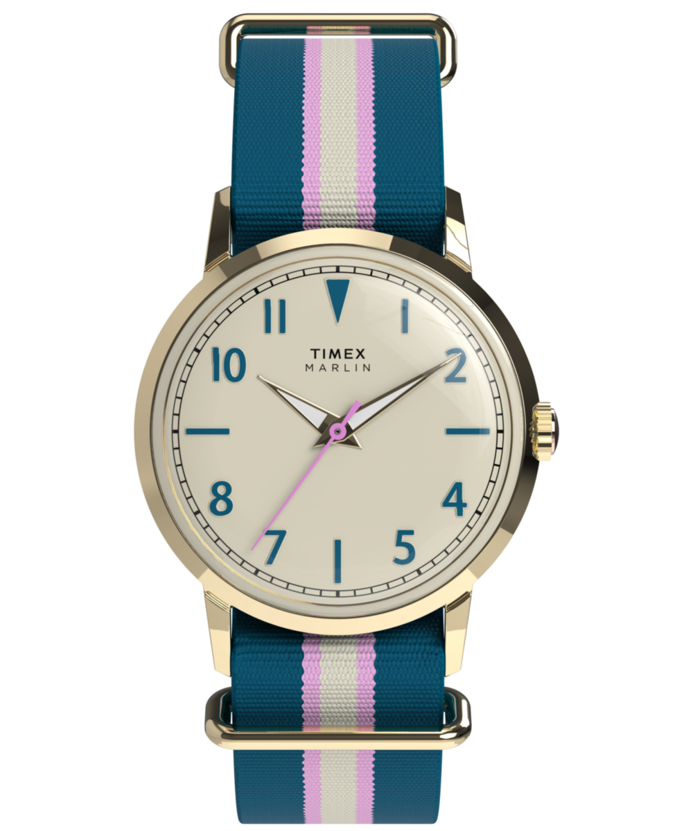 Timex Marlin Round 34mm Beige Dial Analog Women Watch - TW2Y49900UJ