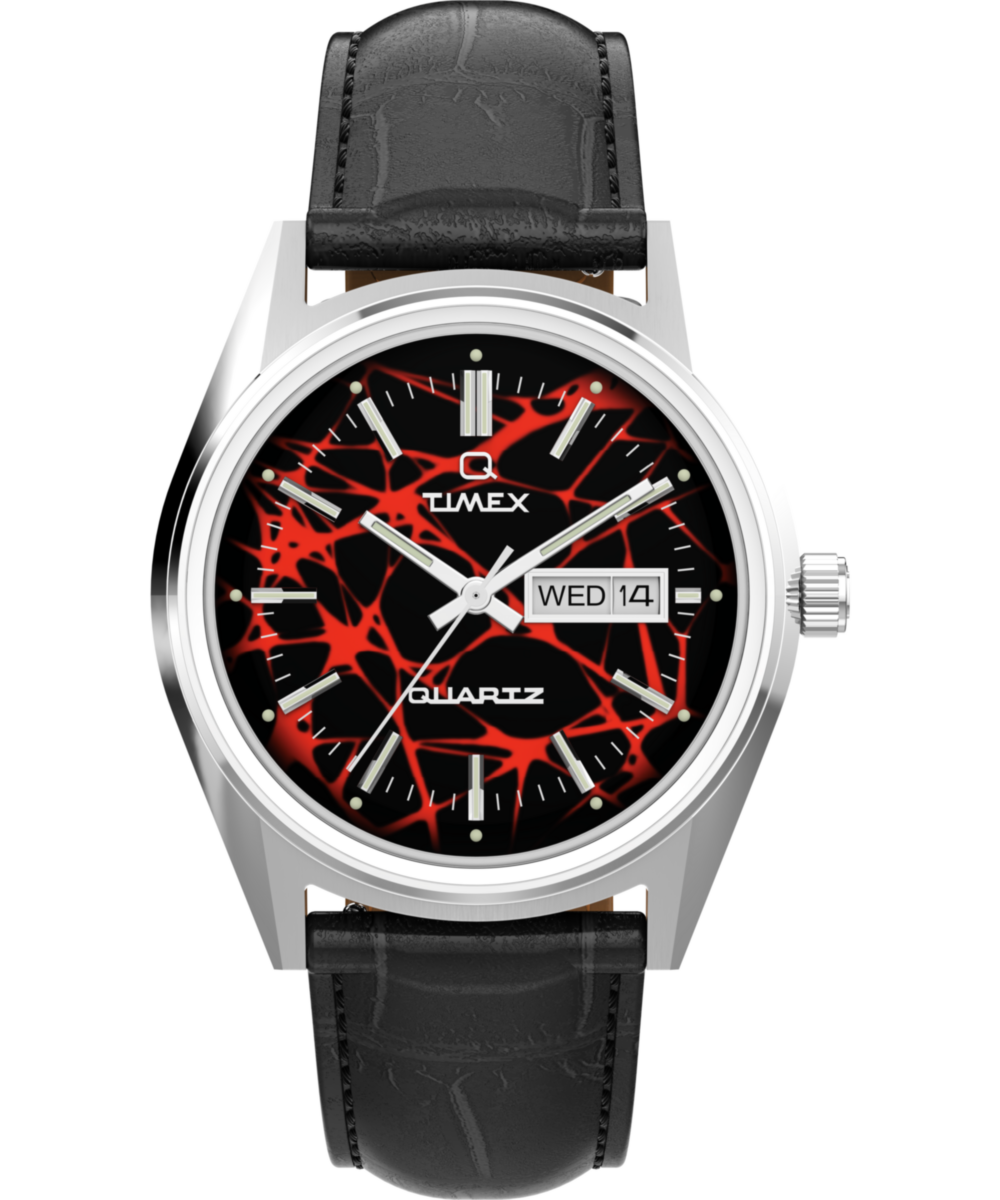 Timex Q Round 38mm Red Dial Analog Men Watch - TW2Y55700UJ