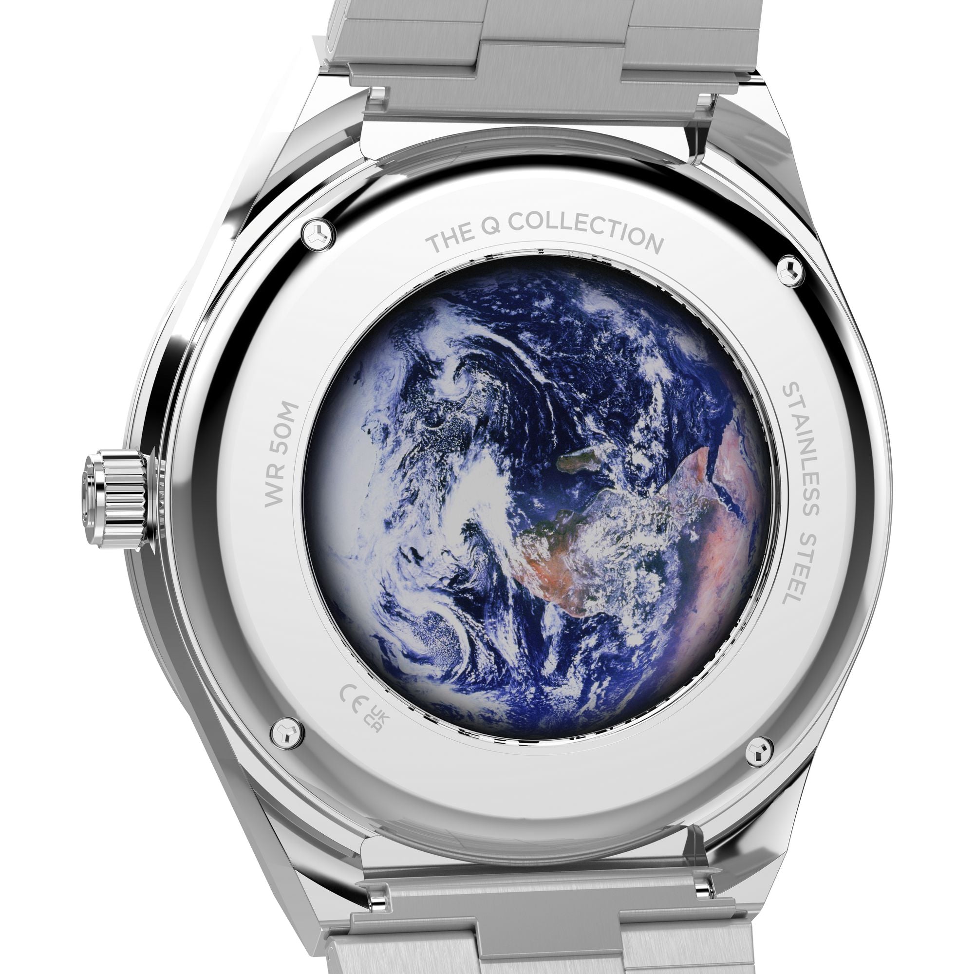 Q Timex NASA 40mm Stainless Steel Bracelet Watch - TW2Y56700UJ Watch Timex