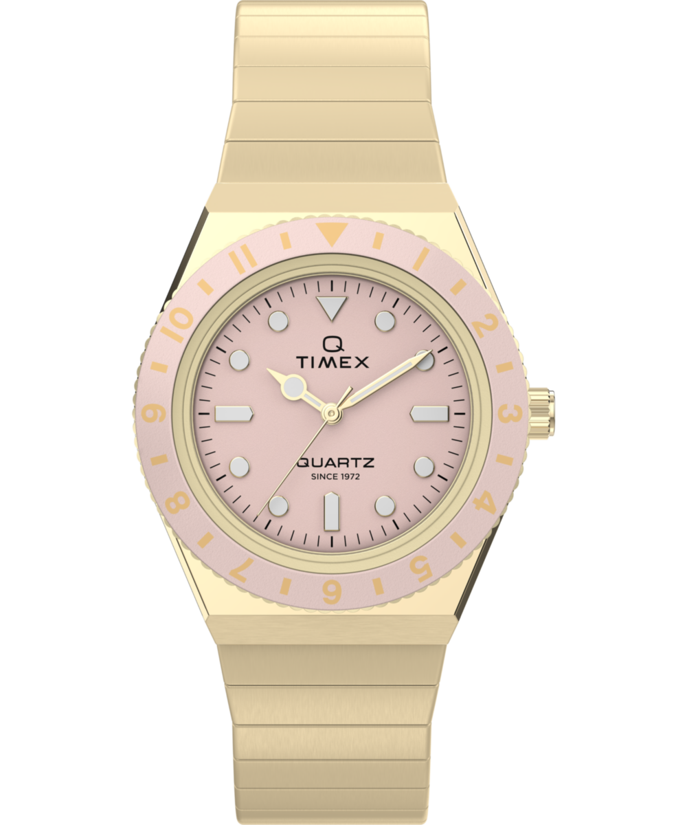Timex Q Sport Round 30mm Pink Dial Analog Women Watch - TW2Y57400UJ Watch Timex