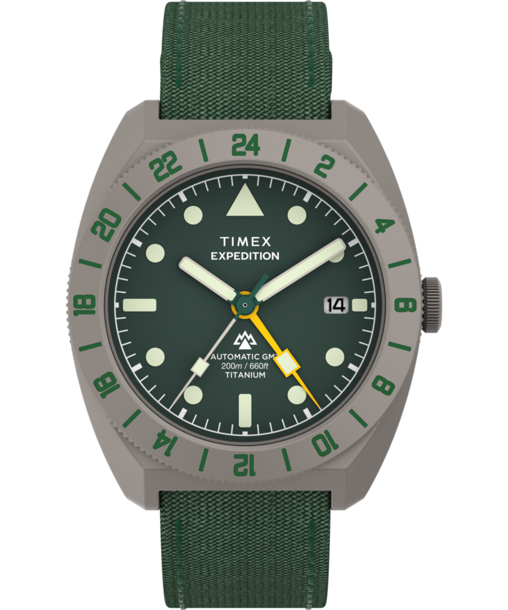 Timex Expedition Tonneau 41mm Green Dial Mechanical Automatic Men Watch - TW2Y63400UJ Watch Timex