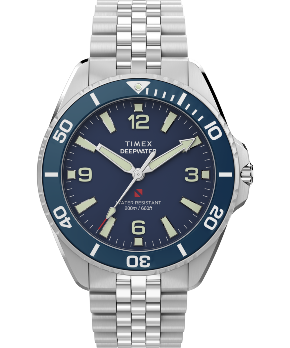 Timex Deepwater Arctic Round 41mm Blue Dial Analog Men Watch - TW2Y64600IK Watch Timex