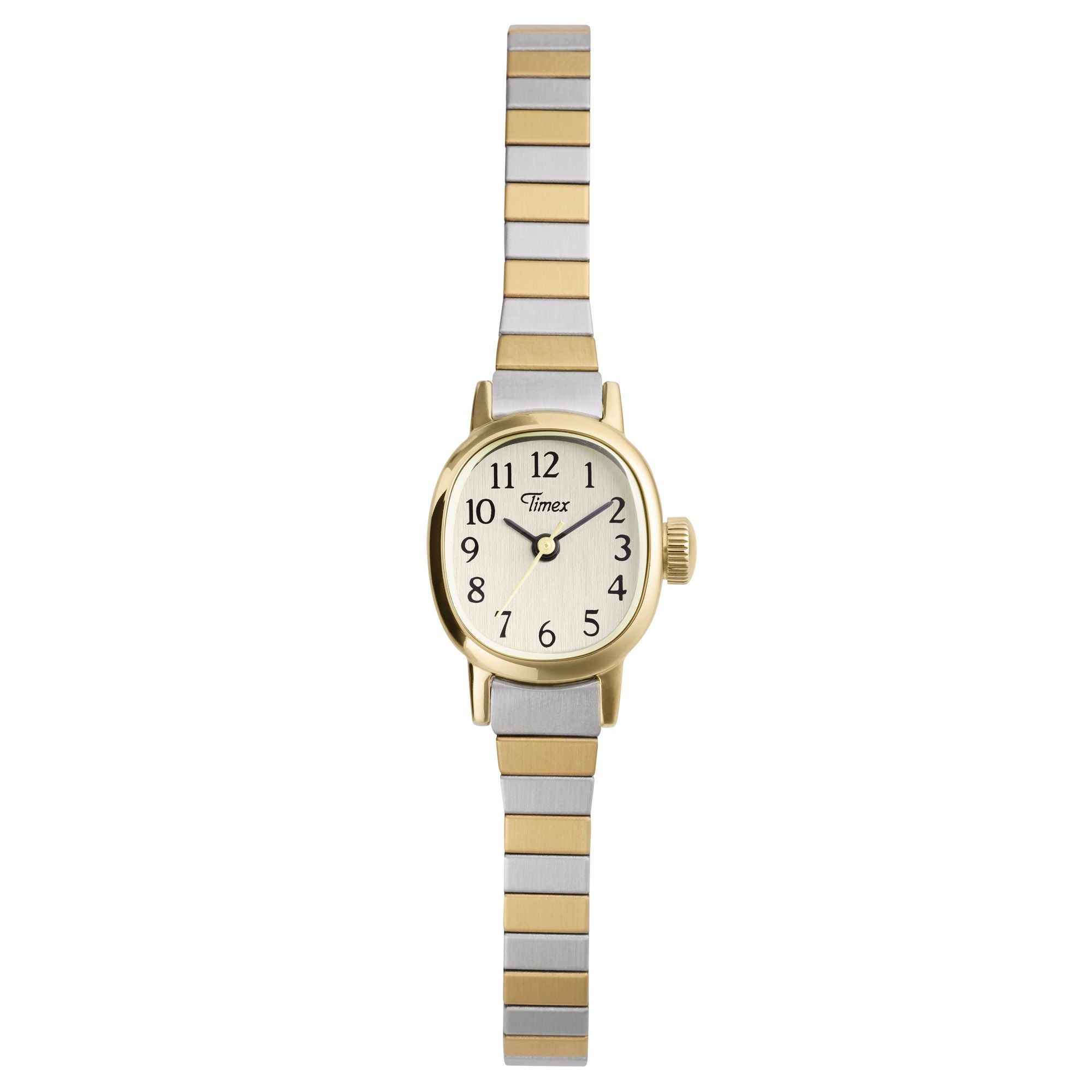 Timex Cavatina Square 8mm Cream Dial Analog Women Watch - TW2Y66900UJ