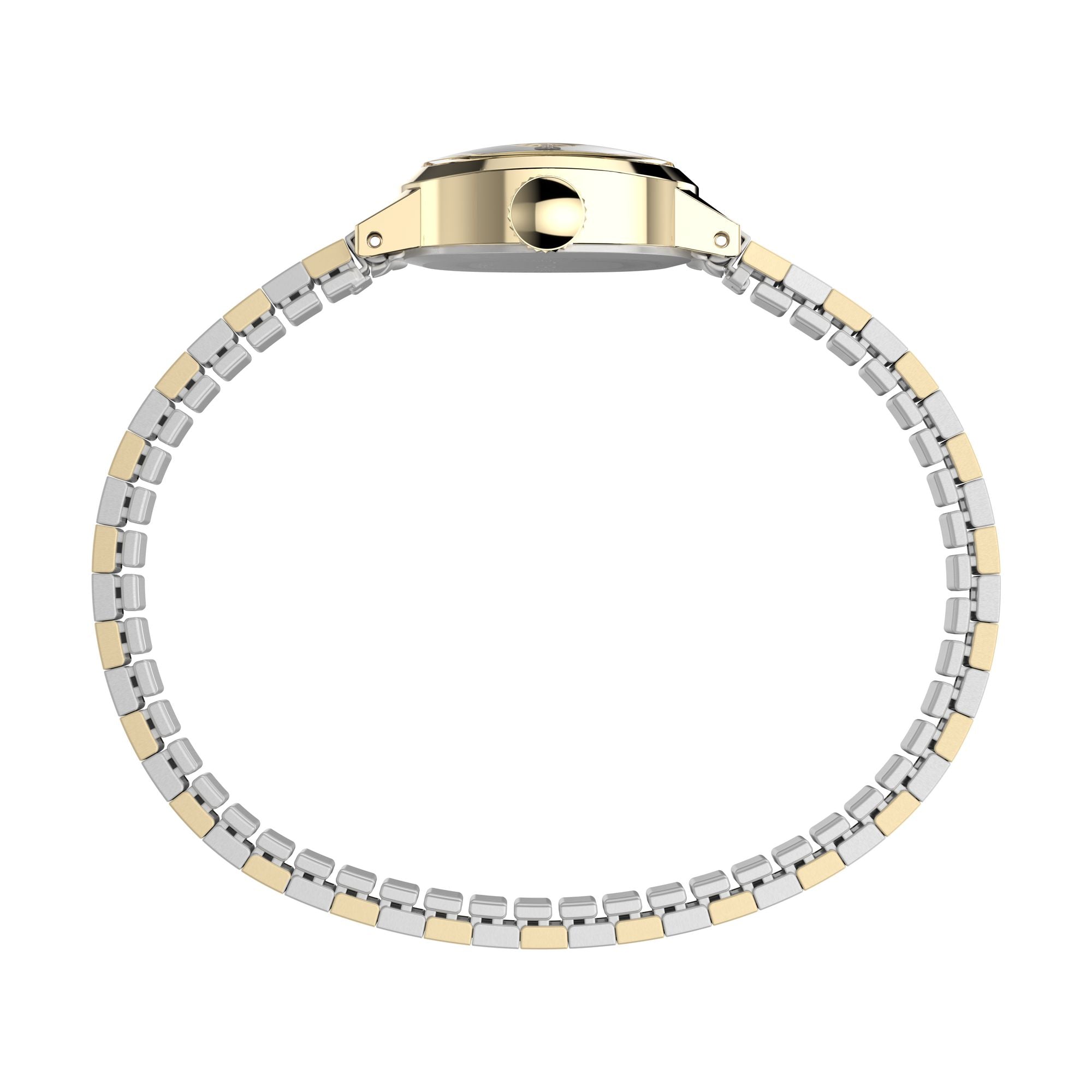 Timex Cavatina Square 8mm Cream Dial Analog Women Watch - TW2Y66900UJ