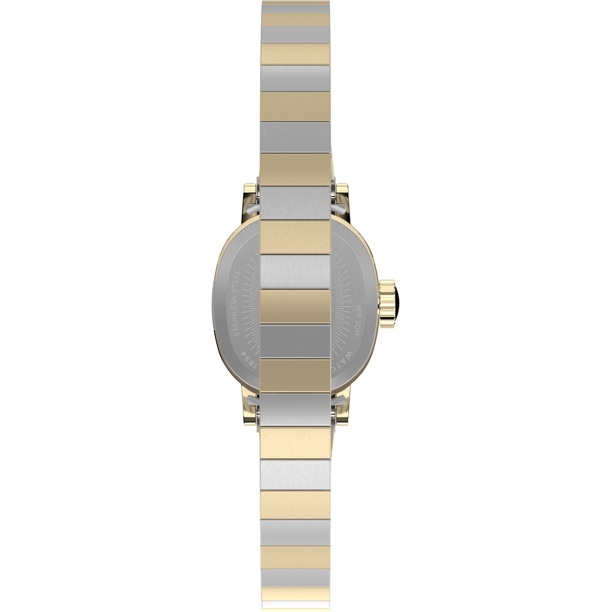 Timex Cavatina Square 8mm Cream Dial Analog Women Watch - TW2Y66900UJ