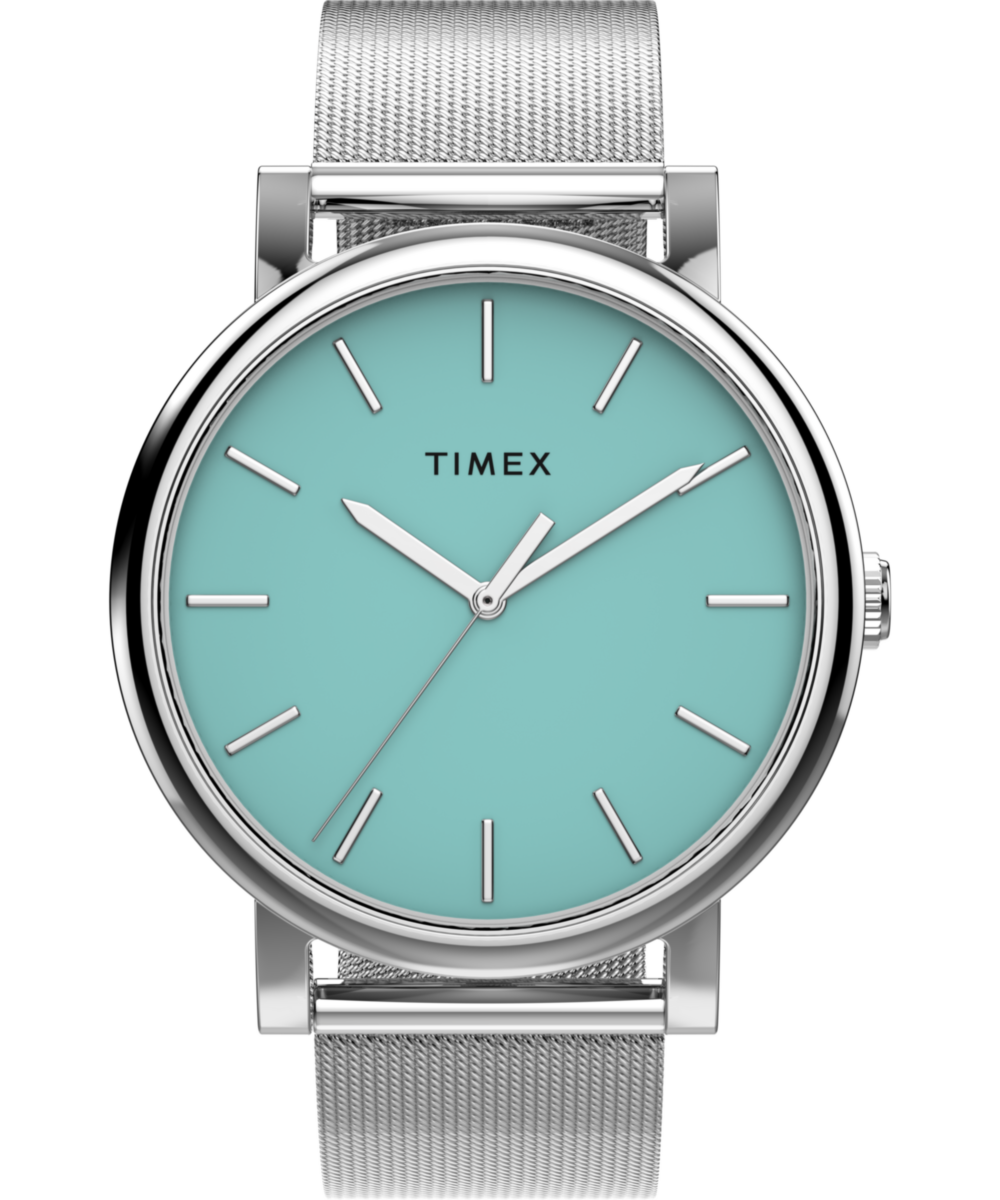 Timex Round 38mm Blue Dial Analog Women Watch - TW2Y69000UJ