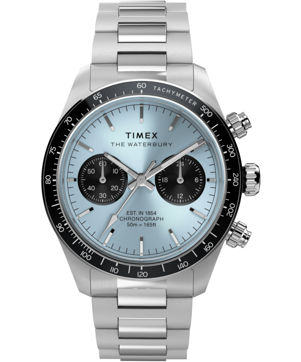 Timex Waterbury Round 39mm Blue Dial Analog Men Watch - TW2Y70500IK Watch Timex