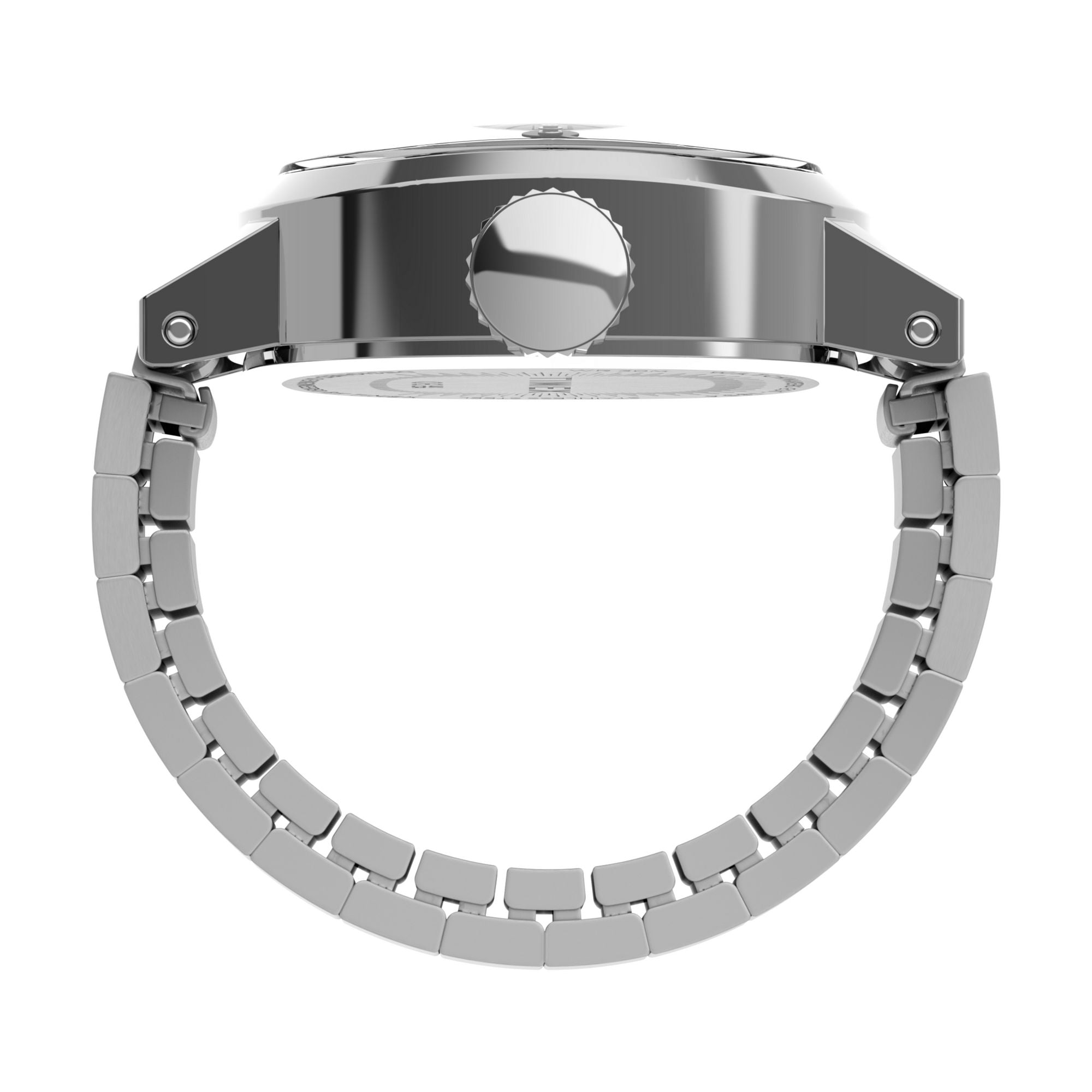 Timex Cavatina Square 7mm White Dial Analog Women Ring Watch