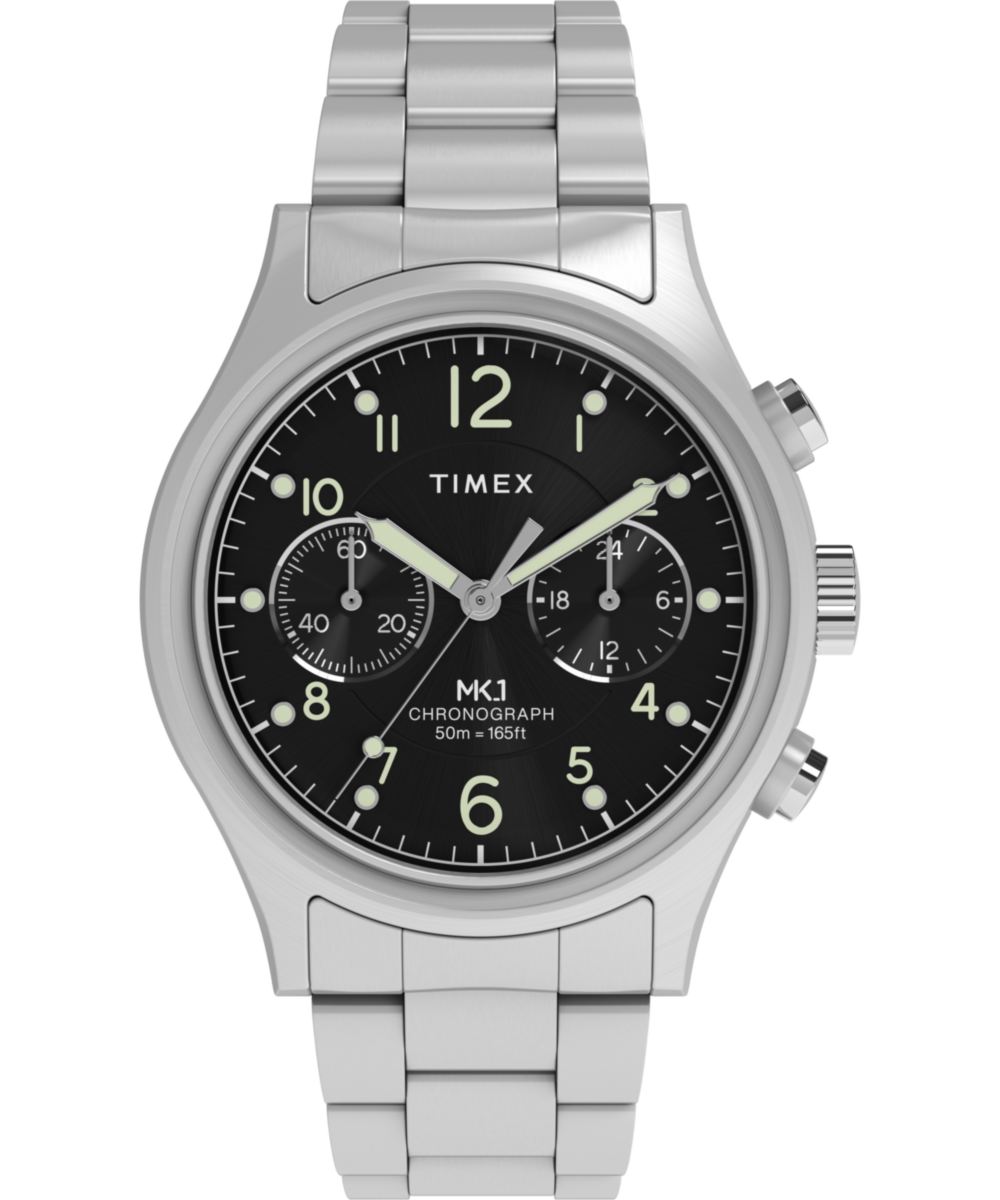 Timex Round 40mm Black Dial Analog Men Watch - TW2Y71000UJ Watch Timex