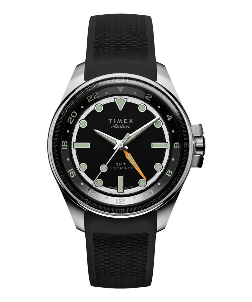 Timex Atelier Round 21mm Black Dial Mechanical Automatic Men Watch - TW2Y724004A Watch Timex