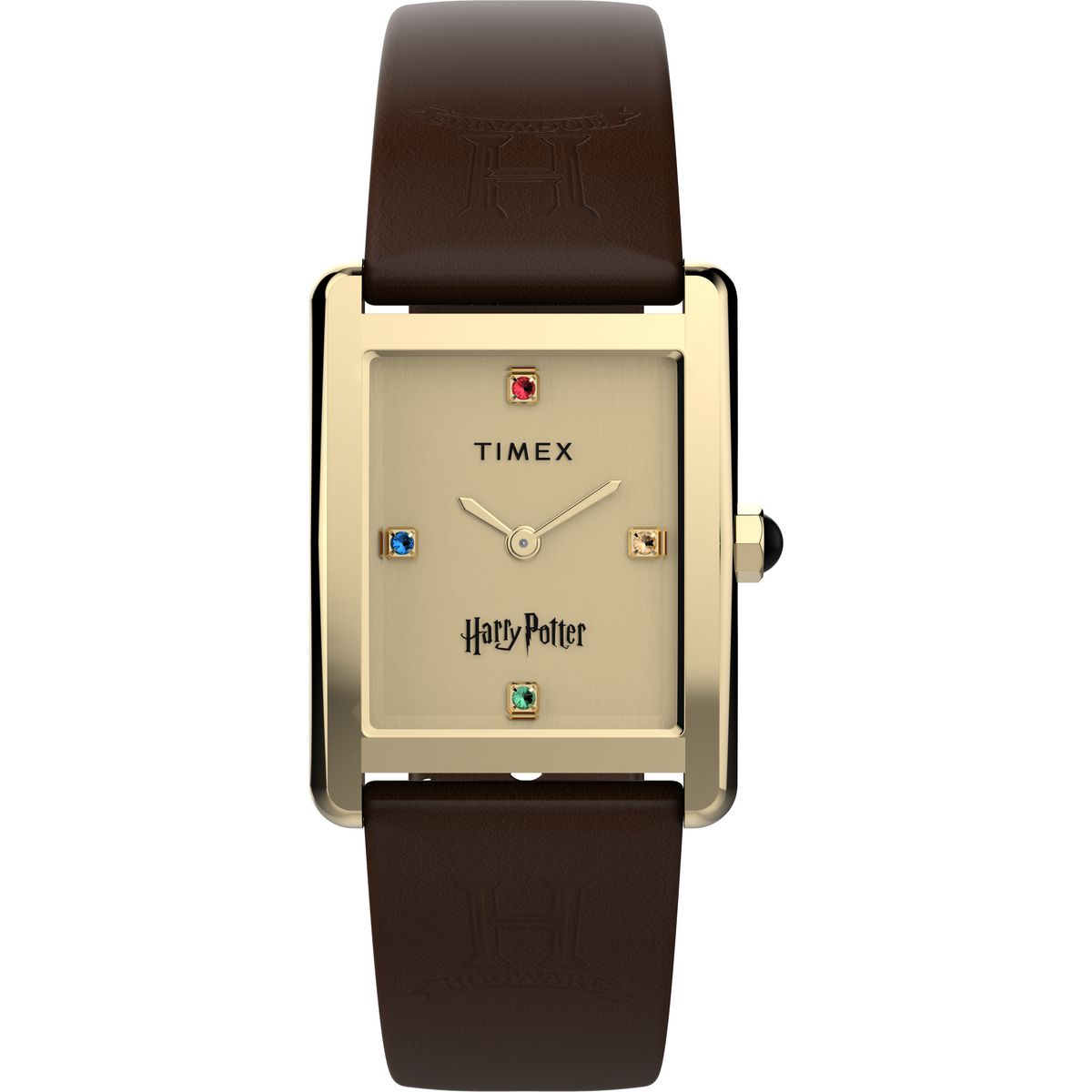 Harry Potter x Timex Hailey Hogwarts 24mm Leather Strap Watch