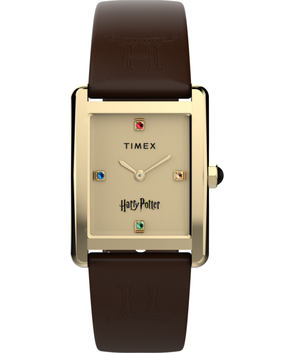 Harry Potter x Timex Hailey Hogwarts 24mm Leather Strap Watch
