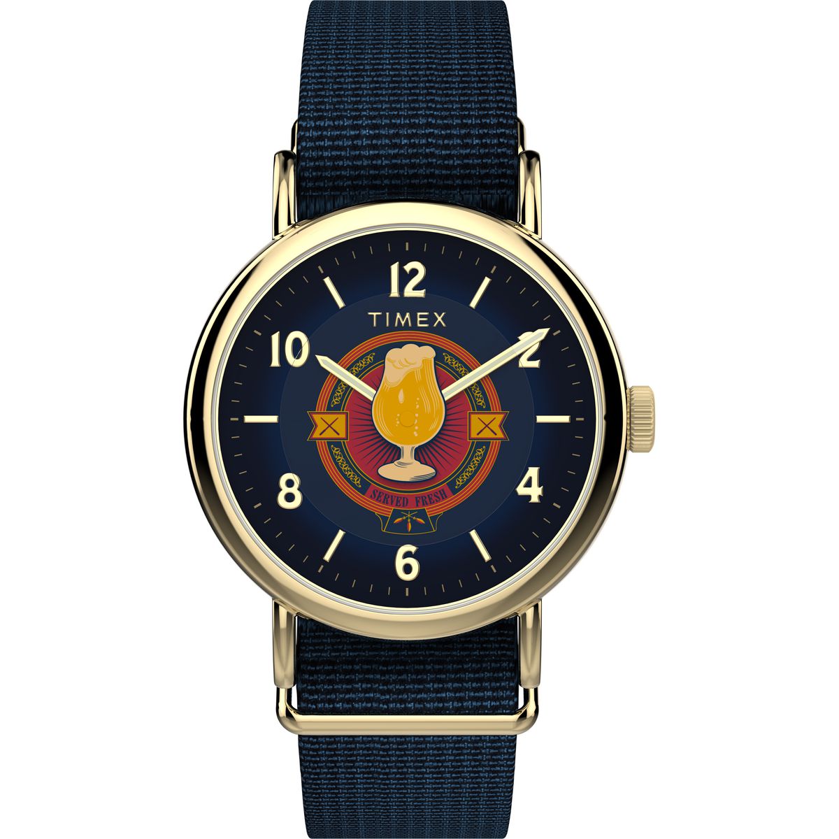Harry Potter x Timex Weekender Butterbeer 40mm Fabric Strap Watch Watch Timex