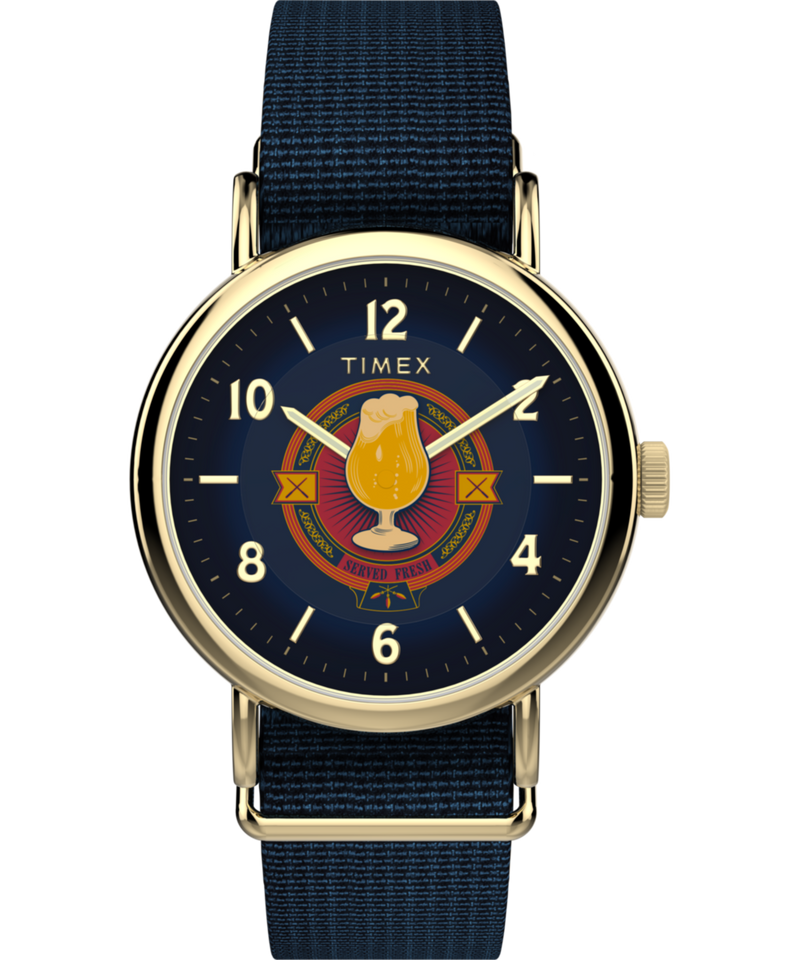 Harry Potter x Timex Weekender Butterbeer 40mm Fabric Strap Watch Watch Timex