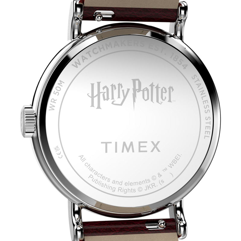 Harry Potter x Timex Weekender Platform 9 3/4 37mm Leather Strap Watch Watch Timex