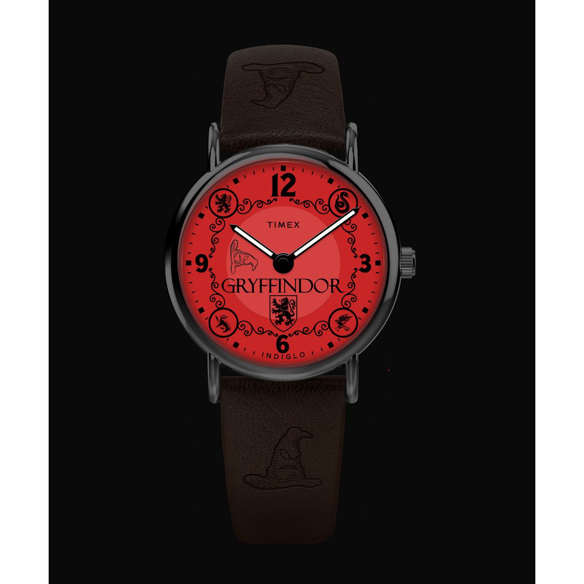 Harry Potter x Timex Weekender Gryffindor House 38mm Leather Strap Watch