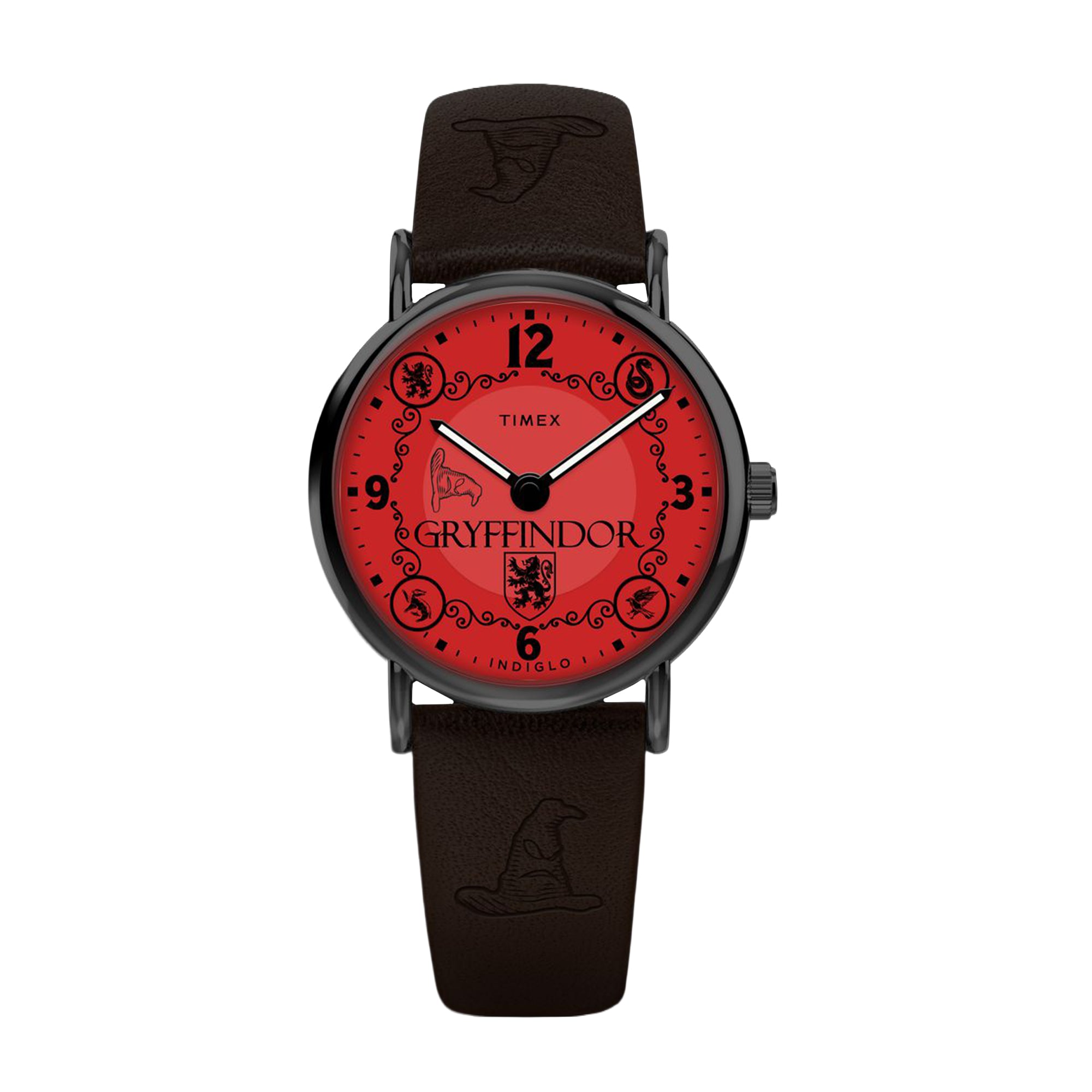 Harry Potter x Timex Weekender Gryffindor House 38mm Leather Strap Watch Watch Timex