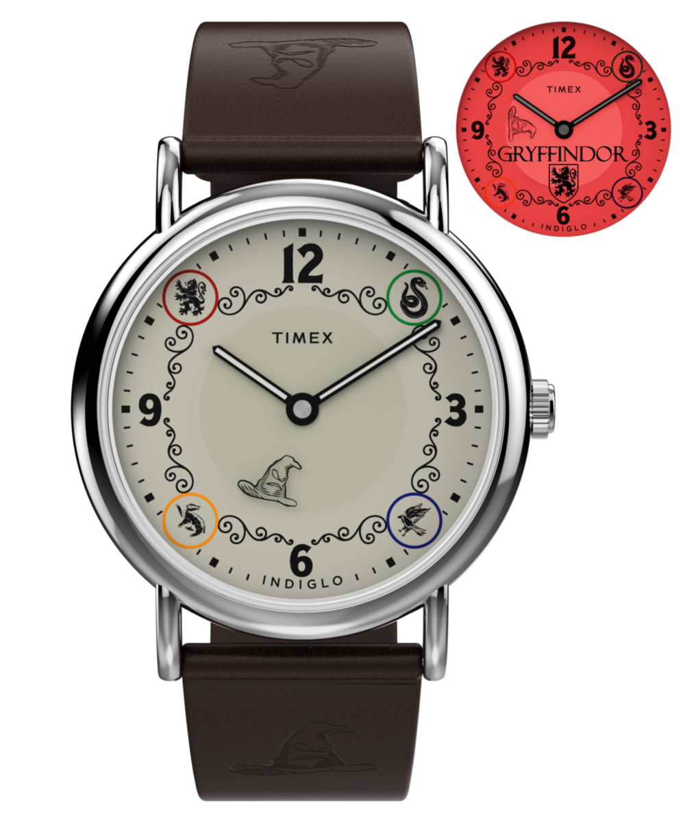 Harry Potter x Timex Weekender Gryffindor House 38mm Leather Strap Watch Watch Timex