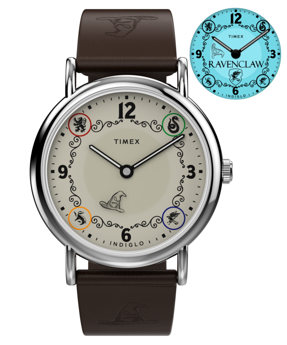 Harry Potter x Timex Weekender Ravenclaw House 38mm Leather Strap Watch