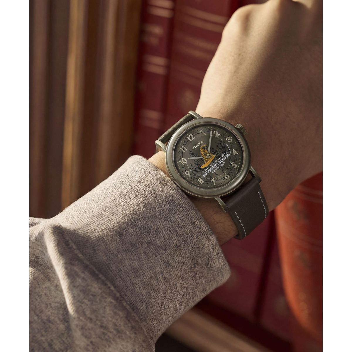 Harry Potter x Timex Weekender Sorting Hat 37mm Leather Strap Watch Watch Timex