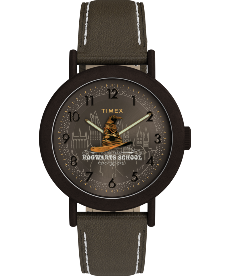 Harry Potter x Timex Weekender Sorting Hat 37mm Leather Strap Watch Watch Timex