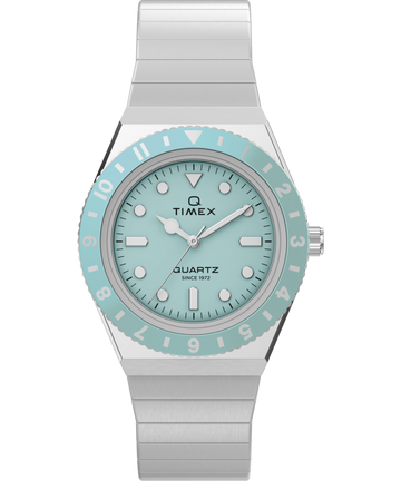 Timex Q Sport Round 30mm Blue Dial Analog Women Watch - TW2Y77300UJ Watch Timex