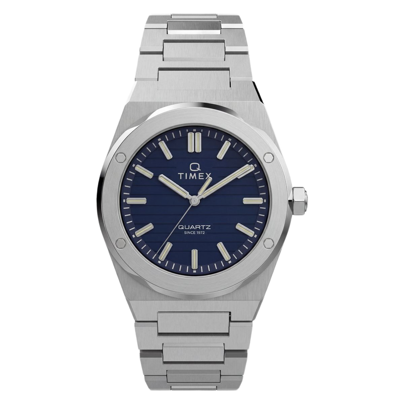 Timex Q Round 41mm Blue Dial Analog Men Watch - TW2Y81400UJ Watch Timex