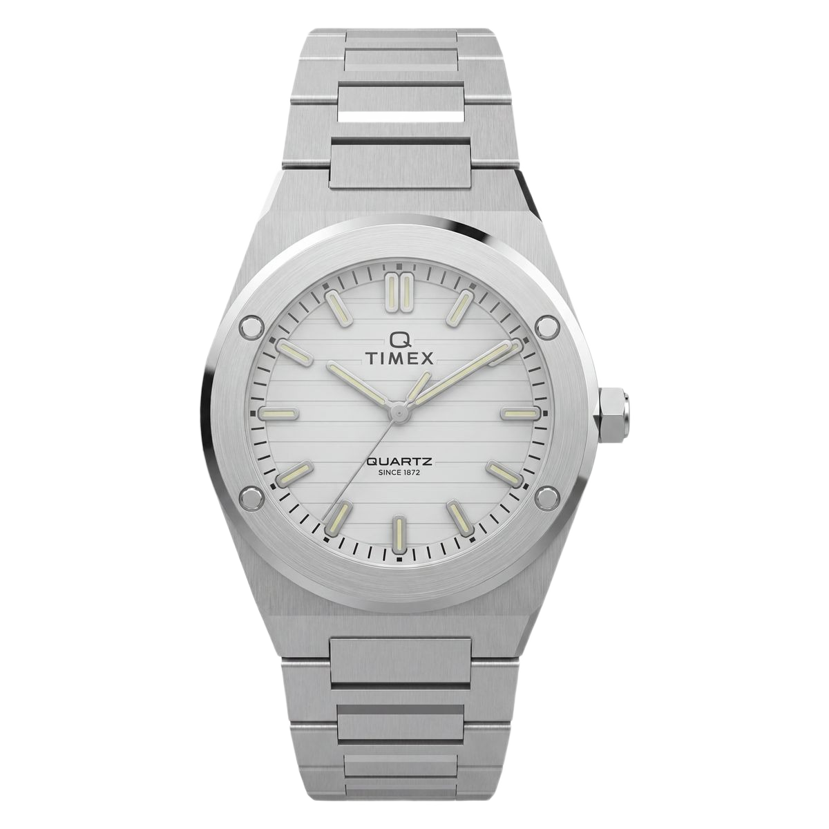 Timex Q Round 34mm Silver Dial Analog Women Watch - TW2Y81800UJ Watch Timex
