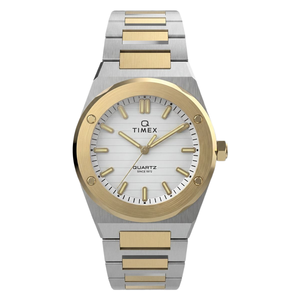 Timex Q Round 34mm Silver Dial Analog Women Watch - TW2Y81900UJ
