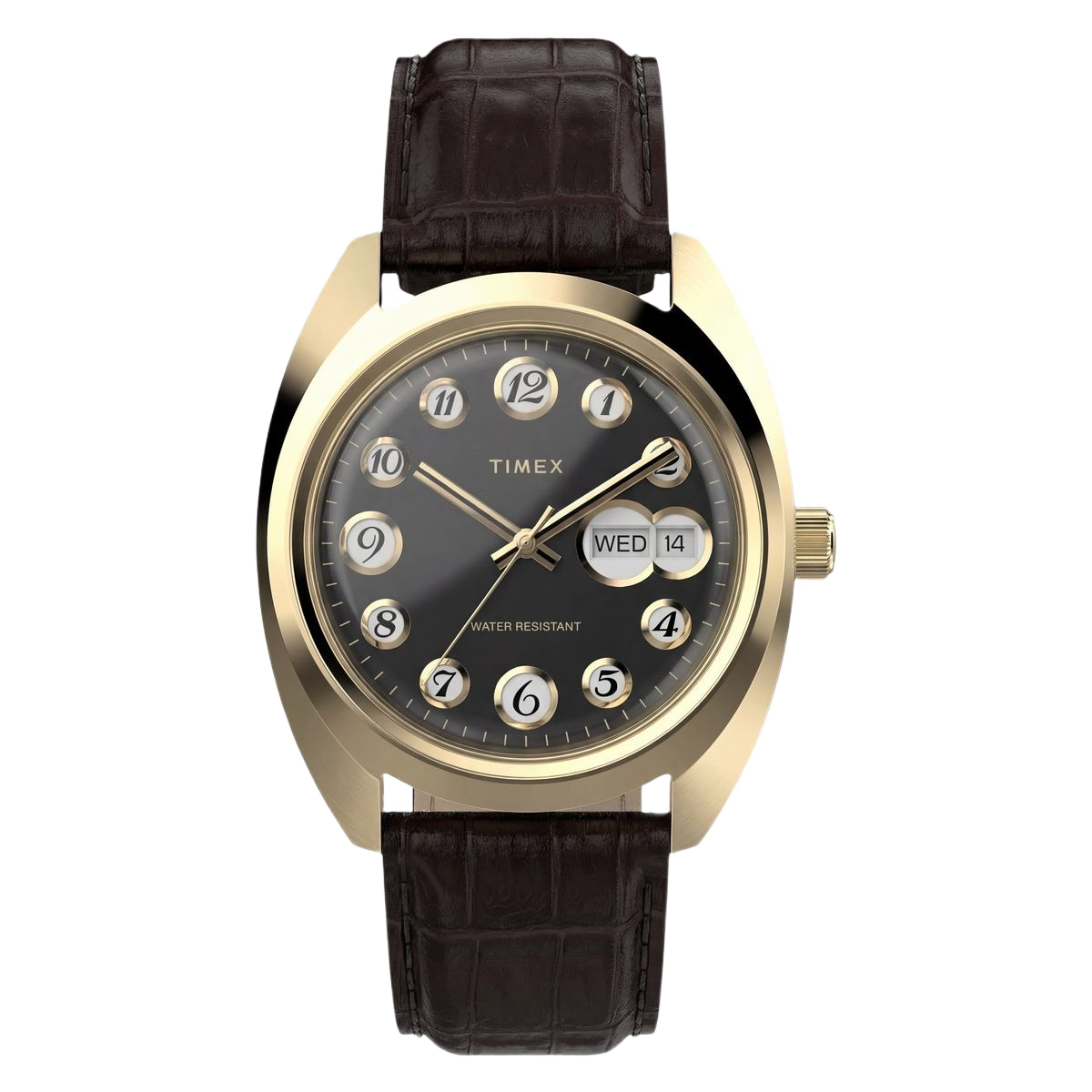 Timex Round 37mm Black Dial Analog Men Watch - TW2Y82100UJ