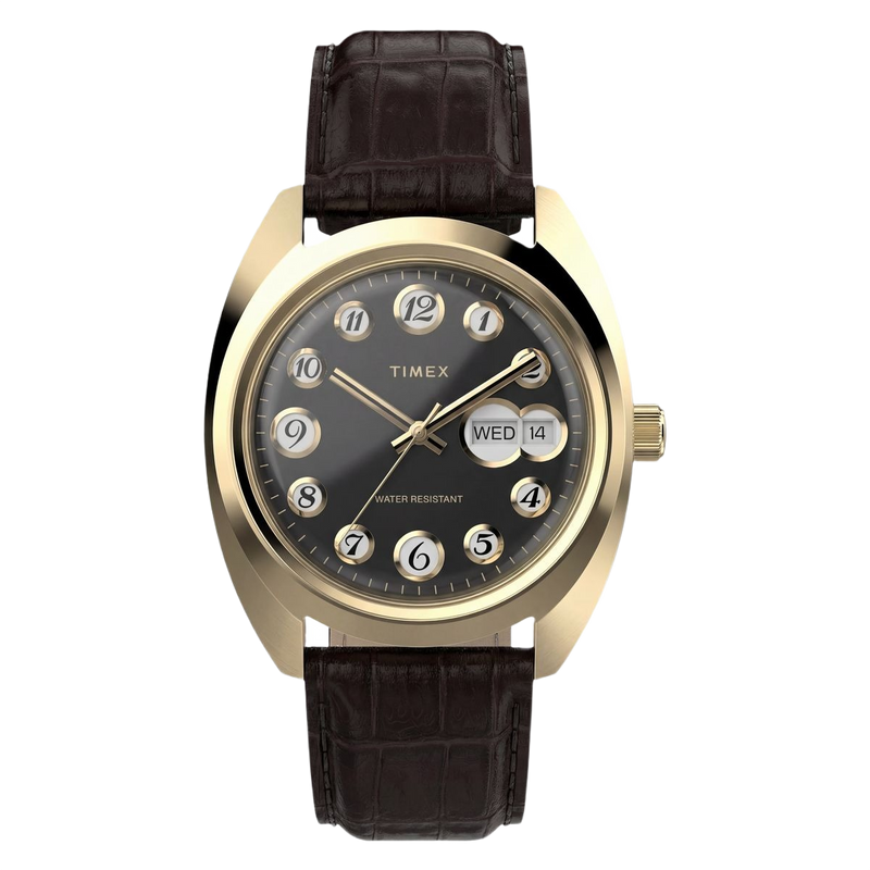 Timex Round 37mm Black Dial Analog Men Watch - TW2Y82100UJ Watch Timex