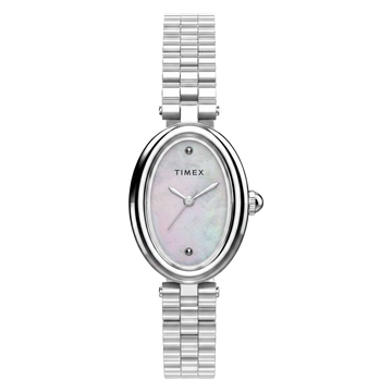 Timex Cavatina Oval 22mm White Dial Analog Women Watch - TW2Y86000UJ Watch Timex