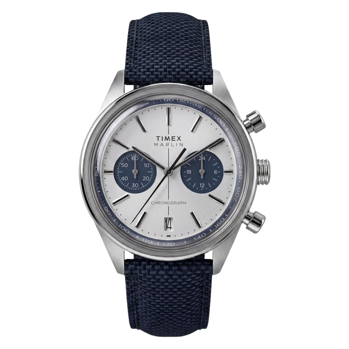Timex Marlin Round 40mm Silver Dial Analog Men Watch - TW2Y89900UJ