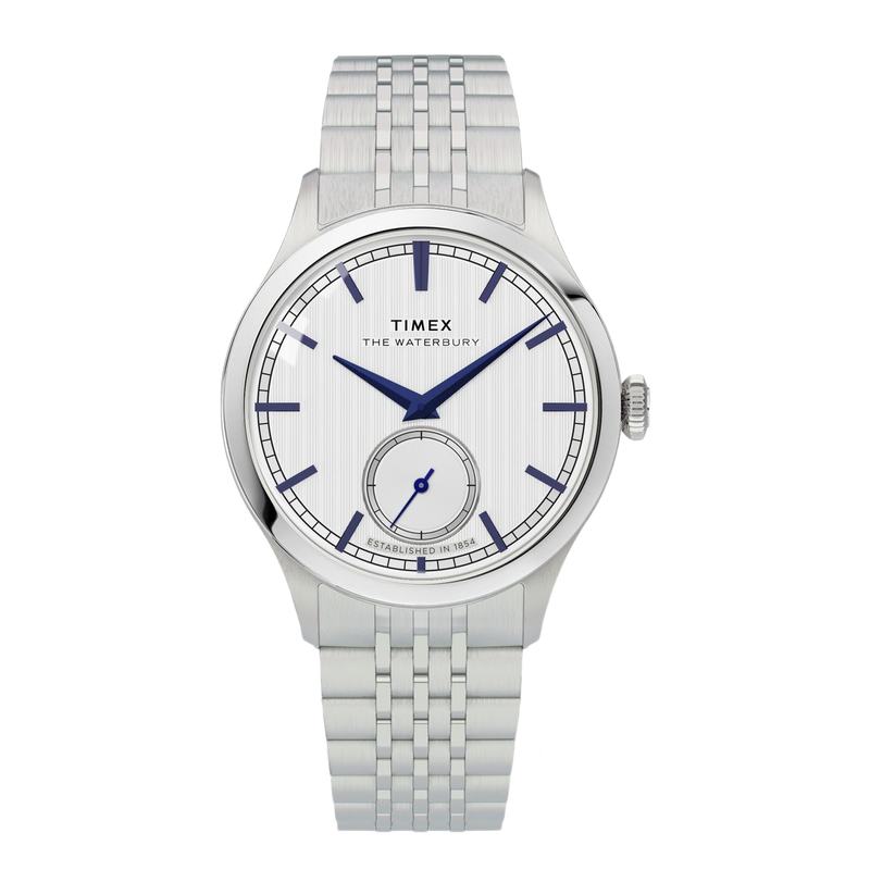 Timex Waterbury Round 39mm White Dial Analog Men Watch - TW2Y91800IK Watch Timex