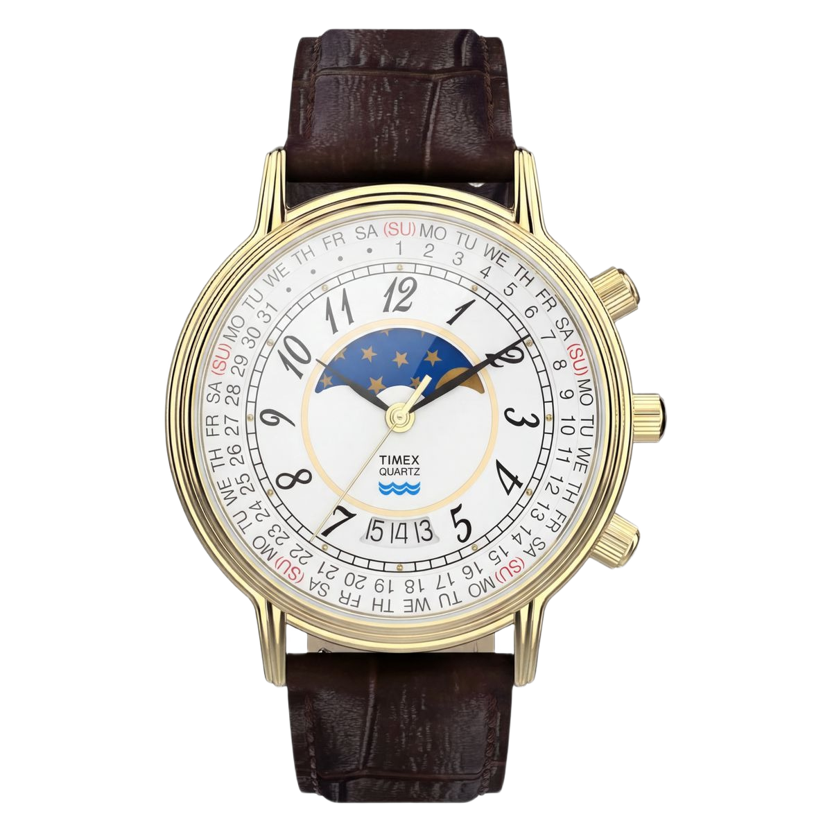 Timex Round 37mm White Dial Analog Men Watch - TW2Y99000UJ