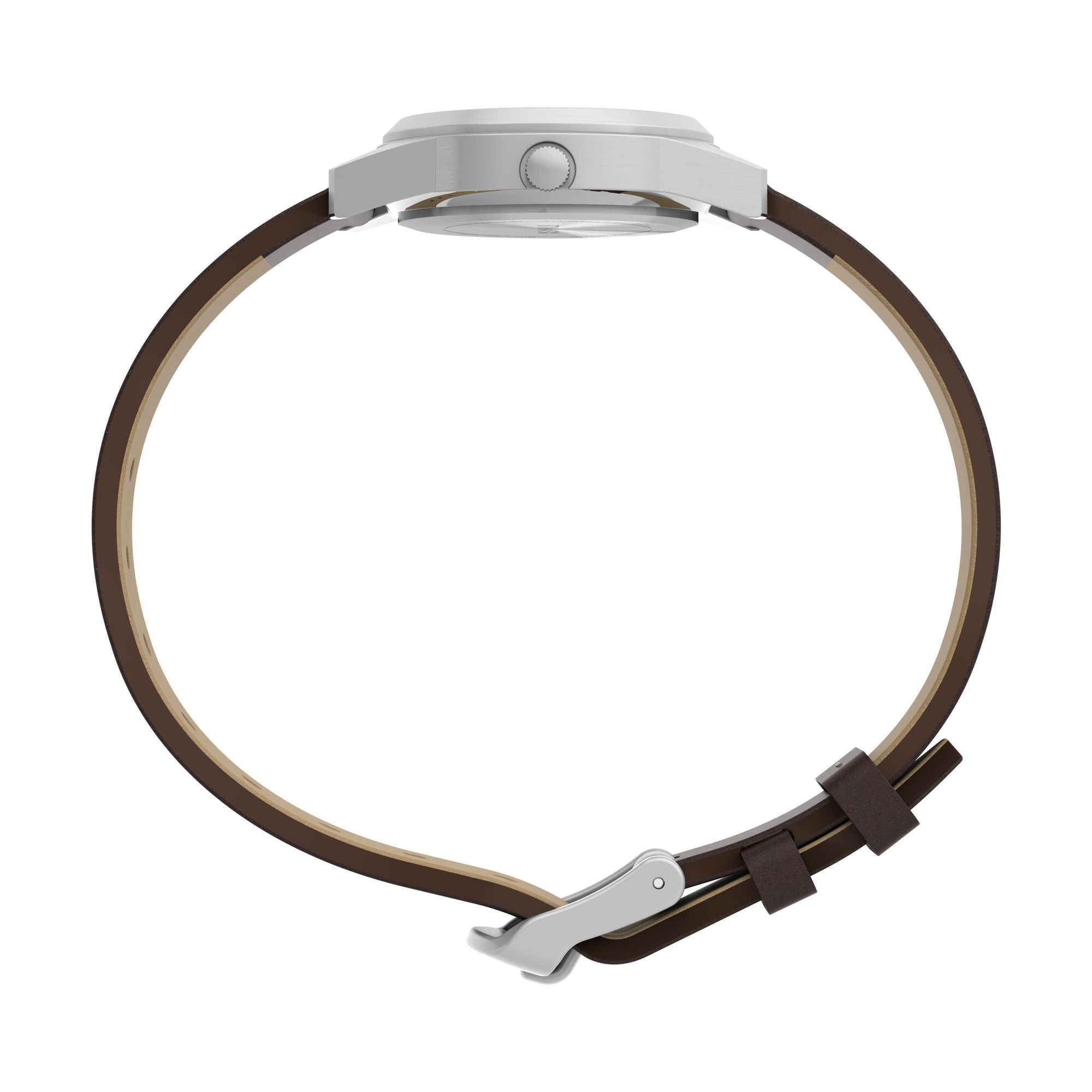 Timex Expedition Cream Round Dial Quartz Analog Women Watch