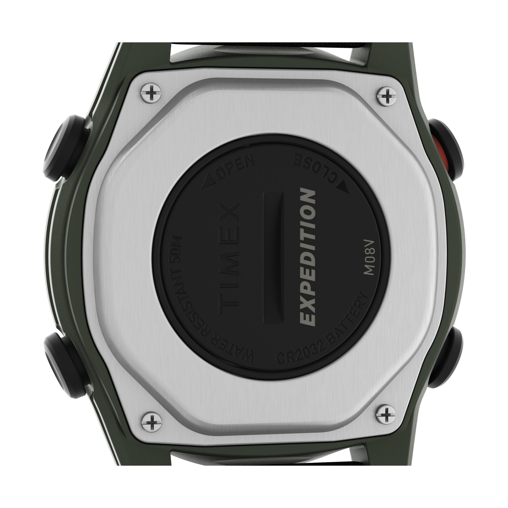 Timex Rugged Round 21mm Grey Dial Digital Men Watch - TW4B27000JQ