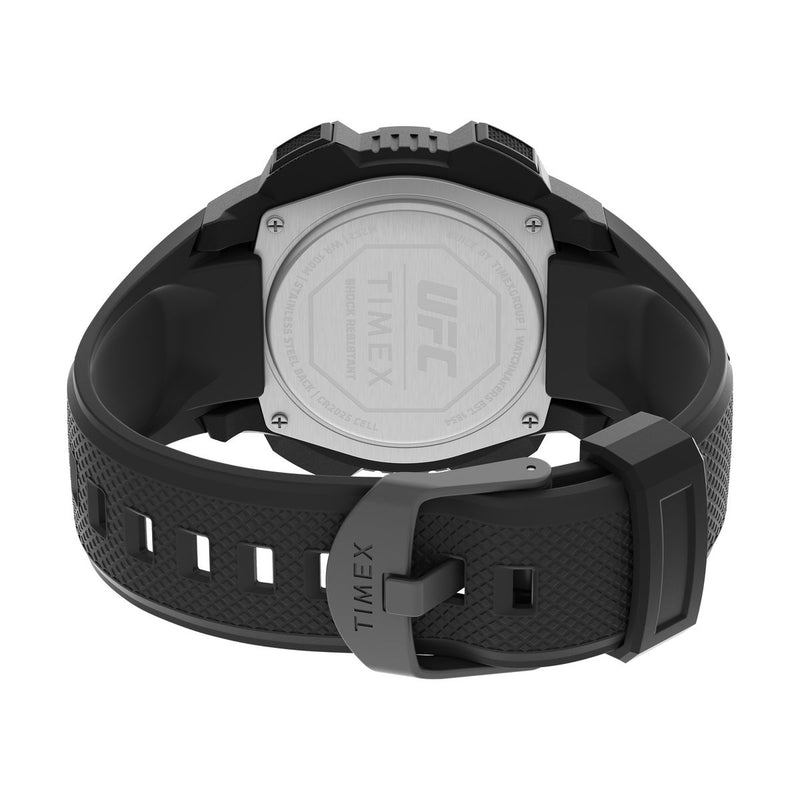 Timex UFC Round 21mm Black Dial Digital Men Watch - TW4B274000D Watch Timex