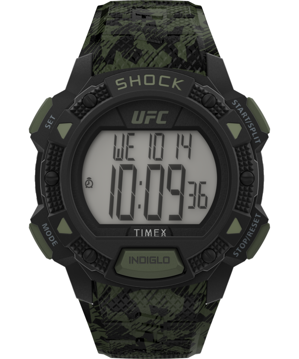 Timex UFC Round 21mm Grey Dial Digital Men Watch - TW4B275000D
