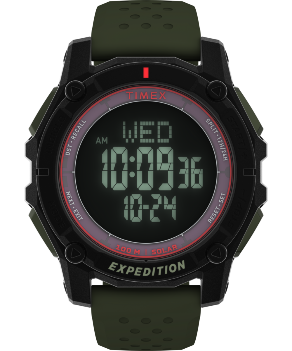 Timex Expedition Round 49mm Grey Dial Digital Men Watch - TW4B33700UJ